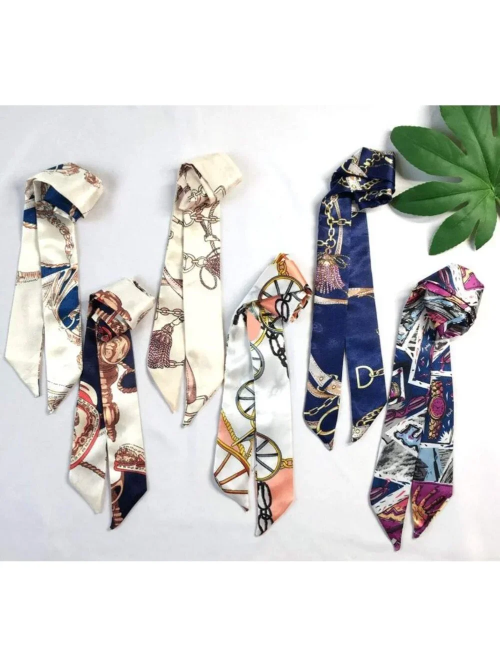 Stylish Scarf Bags for Women - 2/6/10 Pack Handbag Accessories & Hair Neck
